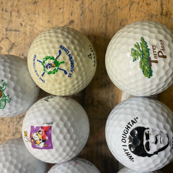 Golf ball collection. 
25 Pc collectible golf balls with clubs logos - Picture 9 of 15